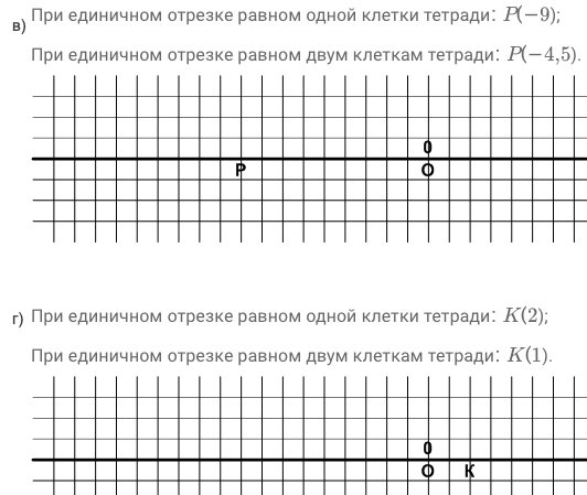 Координаты на прямой