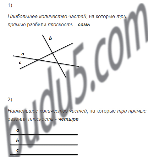 §4. Плоскость. Прямая. Луч